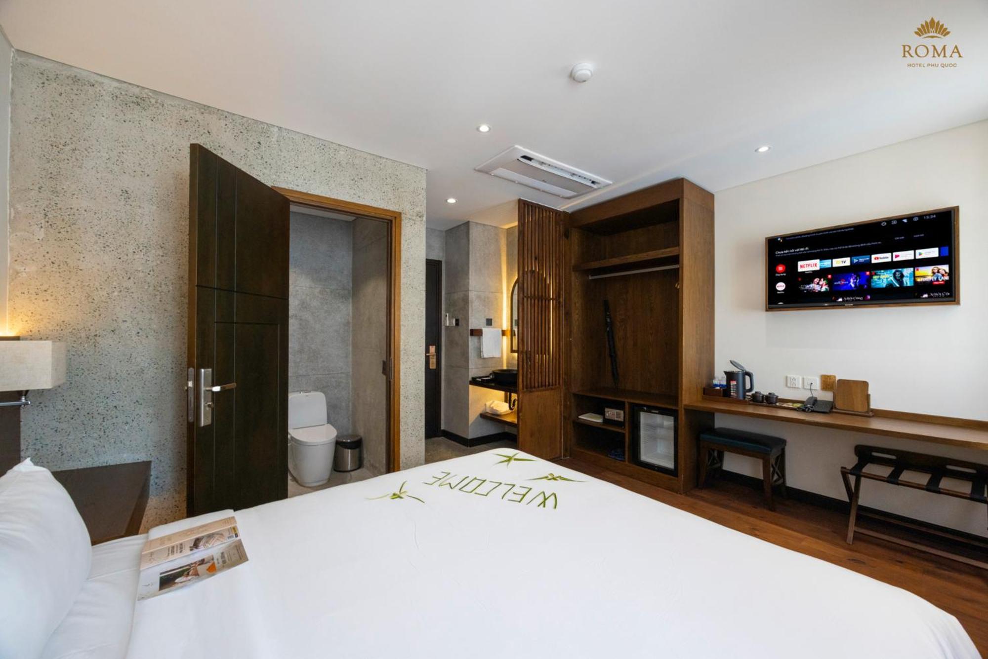 Roma Hotel Phu Quoc - Free Airport Shuttle & Sunset Town Tour מראה חיצוני תמונה